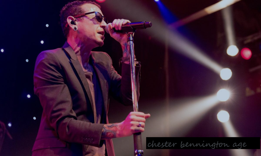 Chester Bennington performing live