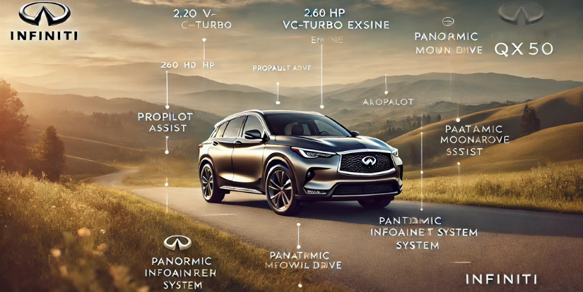 2020 Infiniti QX50 comfort features