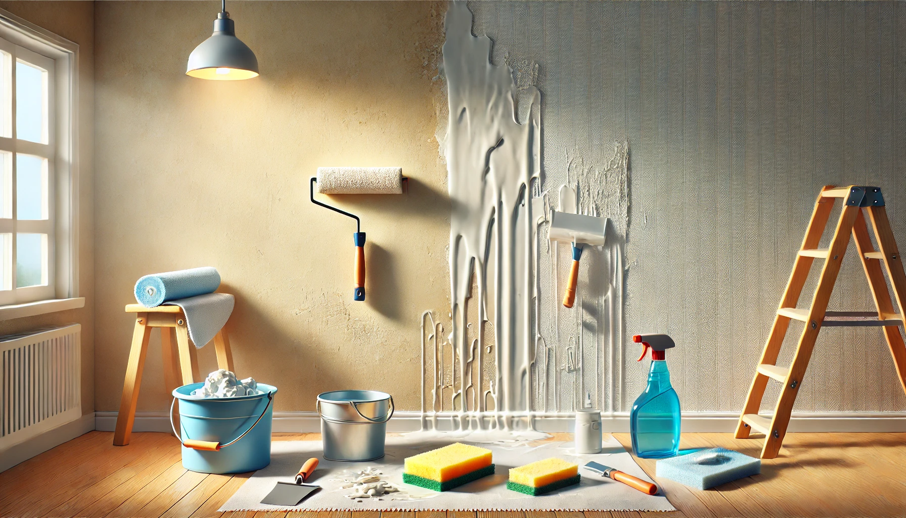 How to Remove Wallpaper Glue