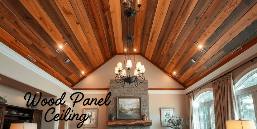 Wood Panel Ceiling