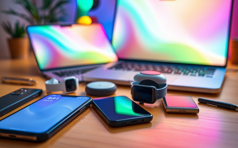 Modern tech gadgets