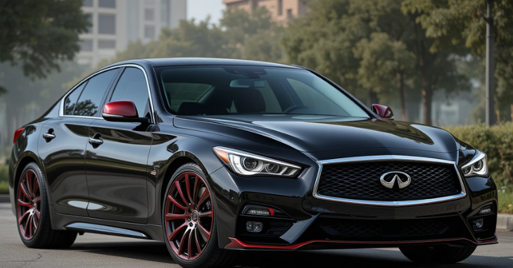 Infiniti M56 side view