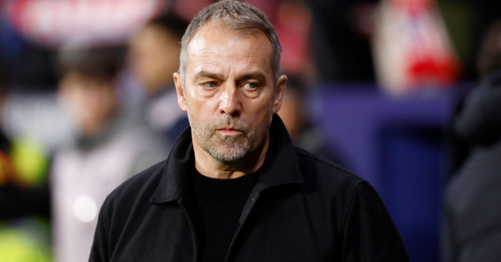 Hansi Flick coaching Bayern Munich