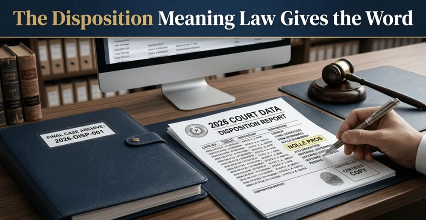 The Disposition Meaning Law Gives the Word