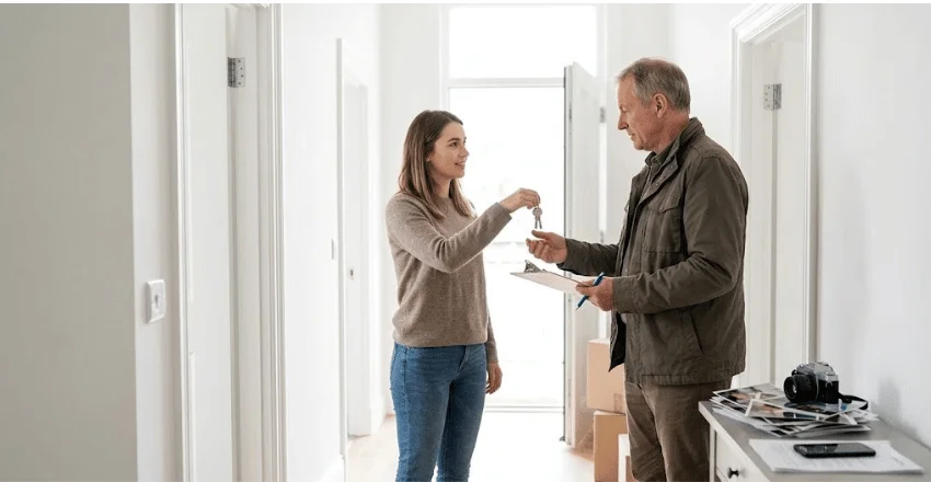 The handover and your deposit