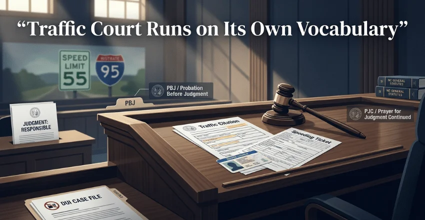 Traffic Court Runs on Its Own Vocabulary