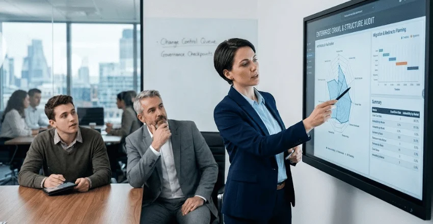 What an enterprise SEO agency does that a small-business one doesn't